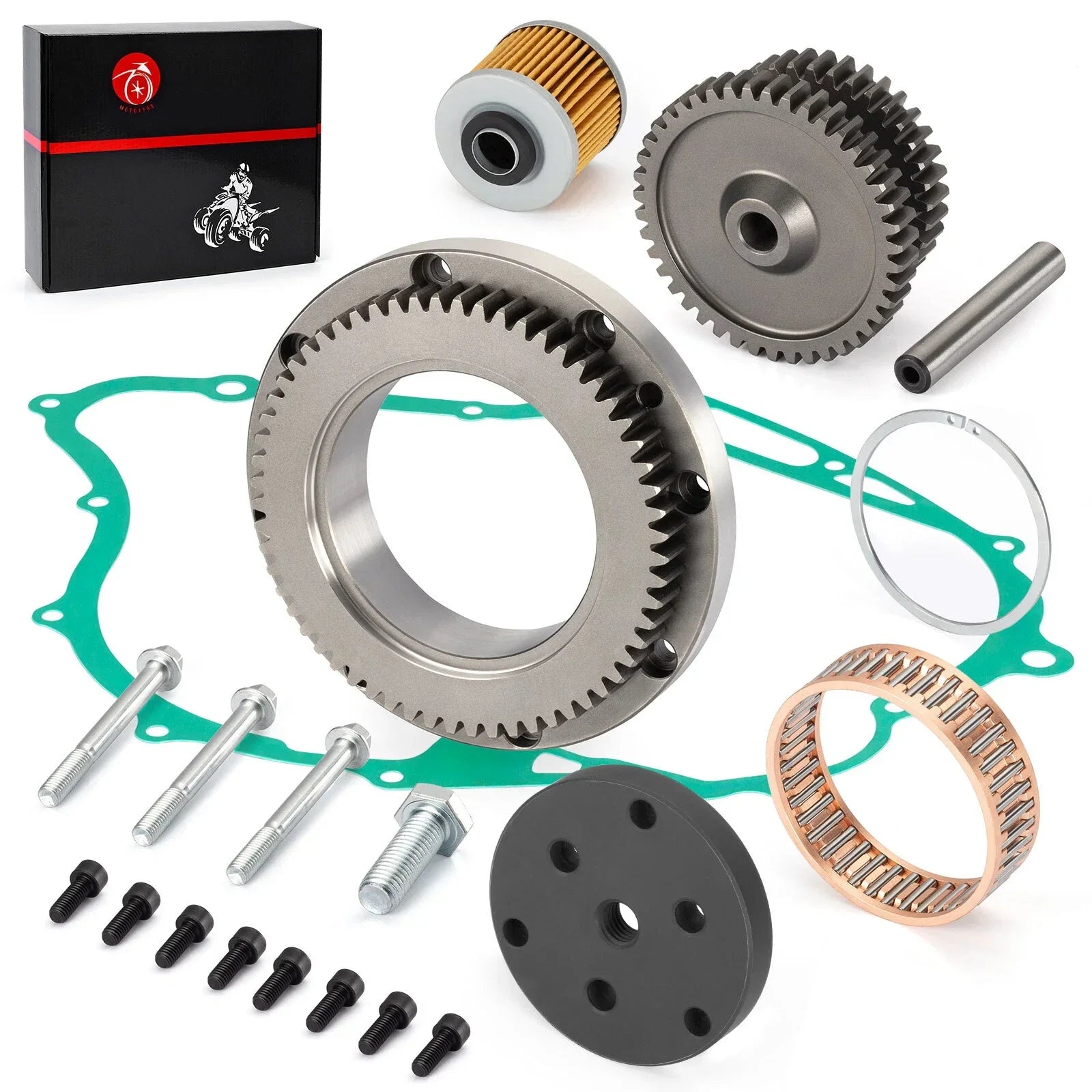 Starter Clutch Kit & Puller Idler for Yamaha V-Star 1100 XVS1100 (1999–2009)