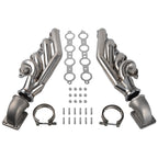 Turbo Exhaust Manifold + Elbow Adaptor T3 T4 V Band 3.0" for LS1 LS3 LS6 LSX V8 (2000–2023)