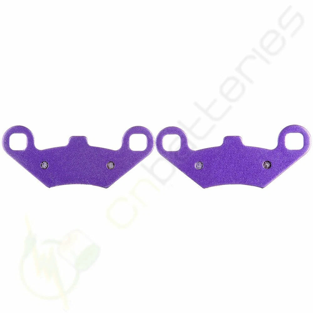 Front and Rear Brake Pads for Polaris Trail Boss 330 (2003–2013) Carbon Fiber