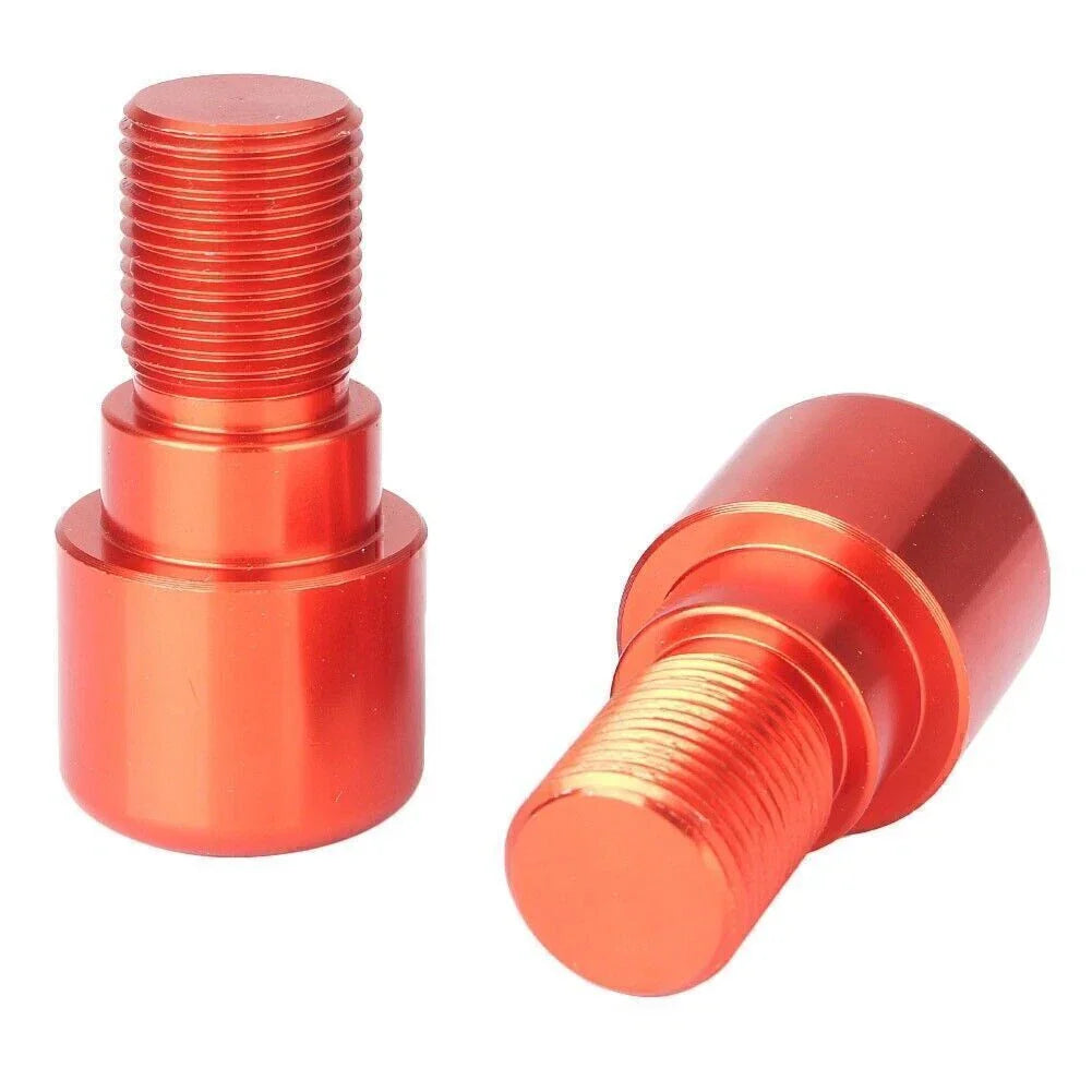 18mm Motorcycle Dirt Bike Handlebar Grips End Cap Plugs - 1 Pair