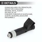 Fuel Injector No. 4L3Z-9F593-AB for Ford F-150 (2004–2008) 4.6L Black