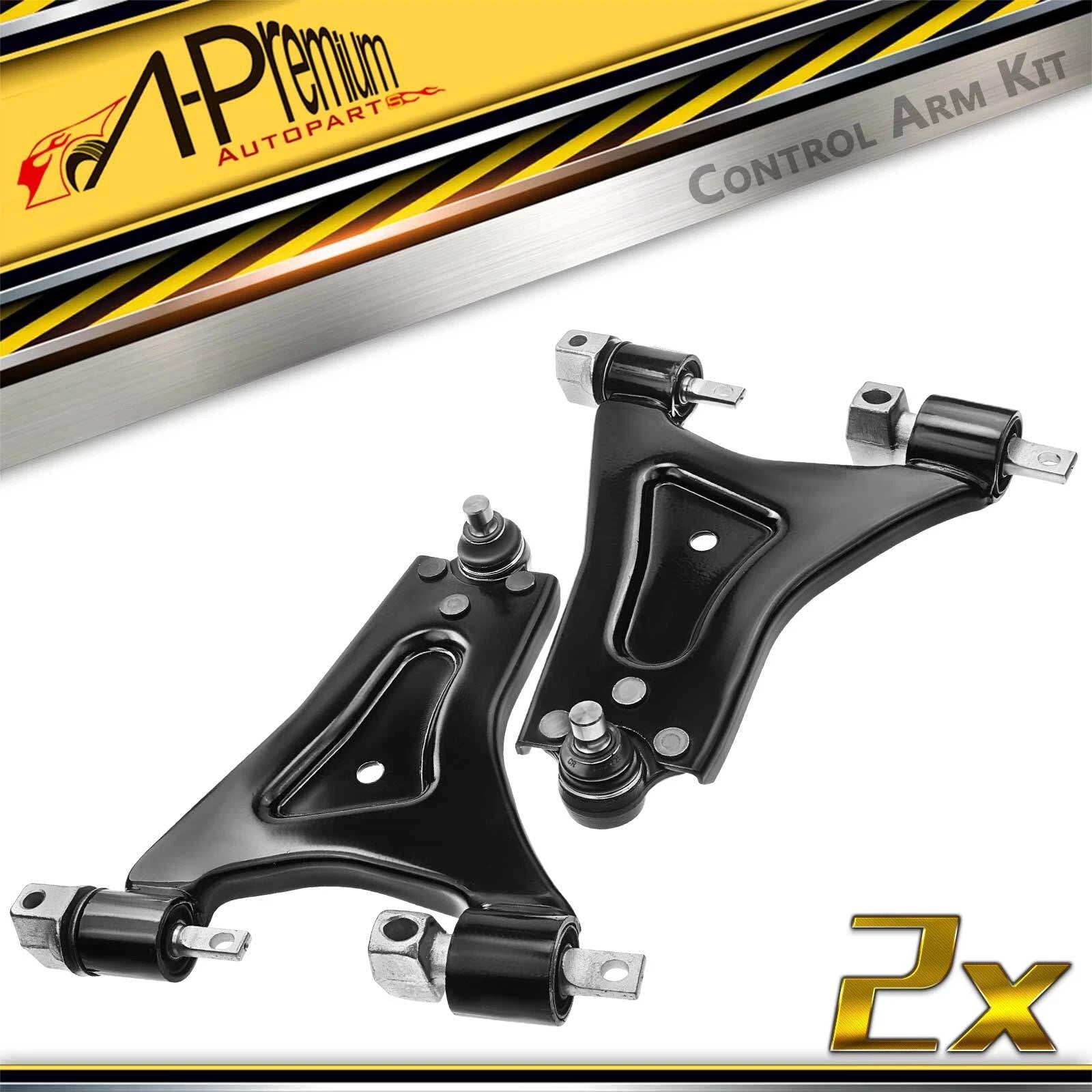 2X Front Lower Control Arm with Ball Joint for Ford Contour (1995–1998)