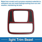 Front Row Light Trim Bezel for Honda N-BOX (2023) Black
