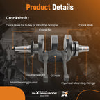 Crankshaft for Polaris 800 RZR S4 Ranger 4X4 6X6 Sportsman