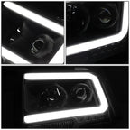 LED DRL Tube Projector Headlights for Ford F150 (2009–2014)