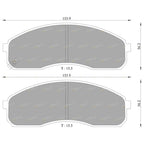 Tora Front Disc Brake Pad Set for Kia Carnival (2002-2007)