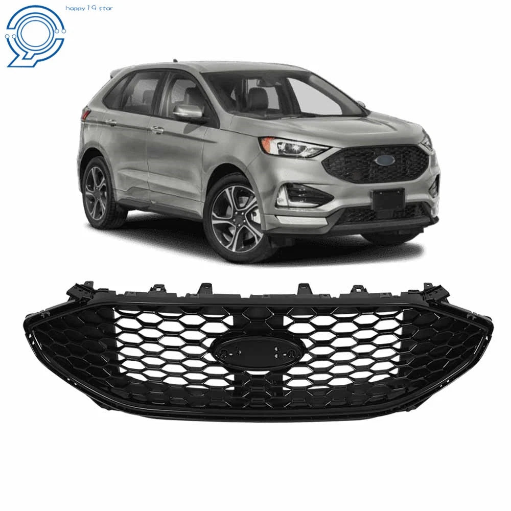 Gloss Black Front Grille for Ford Edge ST (2019-2022)
