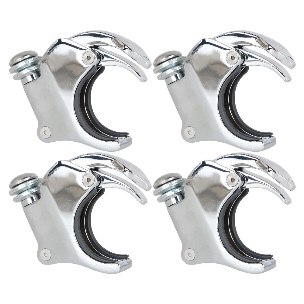 Set of 4 Windshield Clamps for Dyna FXDB (2002–2016) 49mm