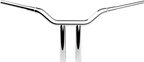 One-Piece Kage Fighter Handlebar for LA Choppers (12" x 1-1/2", Chrome) LA-7343-12