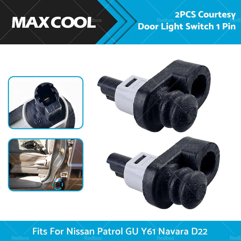 2X Courtesy Door Light Switch for Nissan Patrol GU Y61 (1990–1999) Navara