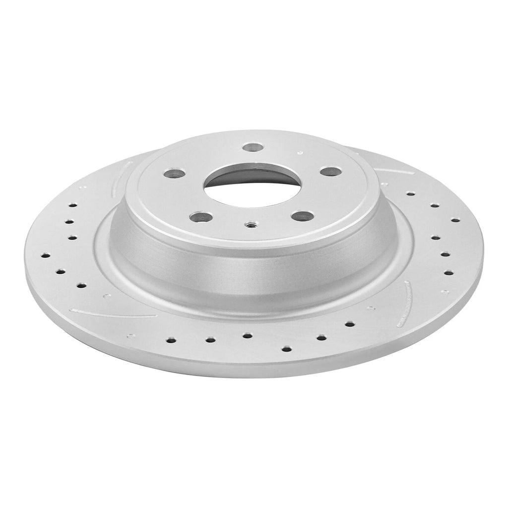Set of 2 302mm Rear Disc Rotors & Ceramic Brake Pads for Ford Fusion Lincoln MKZ (2013–2016)