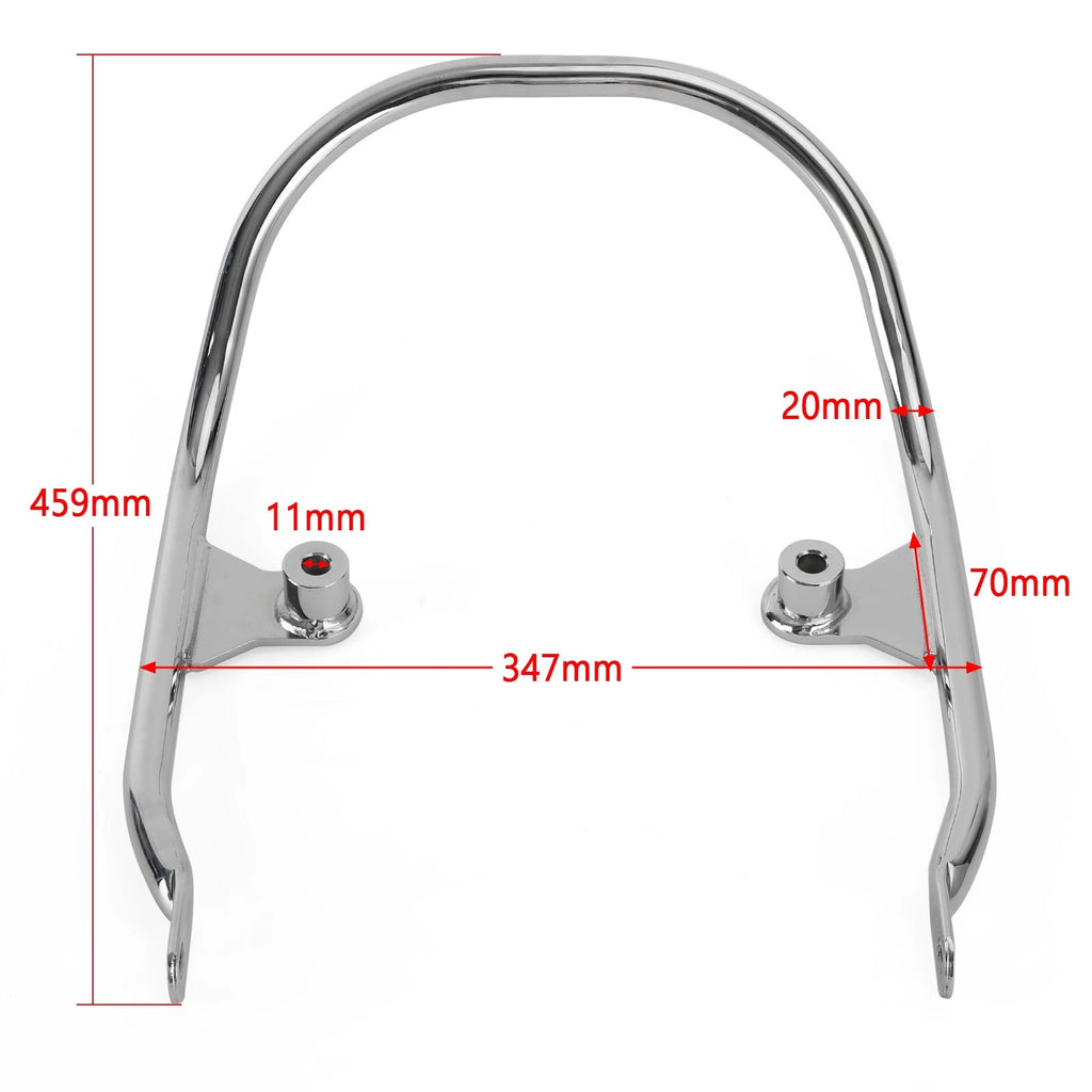 Chrome Passenger Handle Grab Bar for Kawasaki Z650RS (2021–2023)