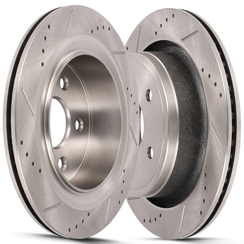 Rear Brake Rotors & Ceramic Pads for Chrysler Aspen, Dodge Durango (2005–2006)