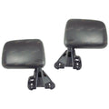 2 x LH+RH Black Manual Door Mirrors Pair for Toyota Hilux (1983–2004)
