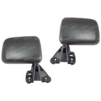 2 x LH+RH Black Manual Door Mirrors Pair for Toyota Hilux (1983–2004)