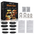 Ceramic Brake Pads Set of 4 for Subaru Forester Impreza Legacy Outback