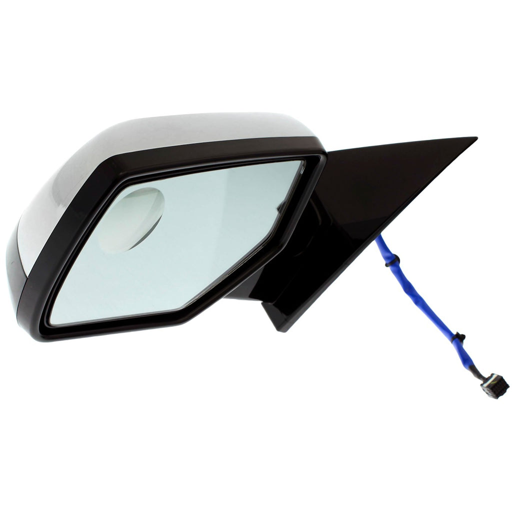 Left Side Chrome Mirror for Chevrolet (2015–2020) with Blind Spot Glass