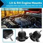2X Engine Mounts for Jeep Grand Cherokee WK2 (2011–2021) Front LH & RH