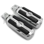 Chrome Gear Skull Footpeg for Harley Breakout FXBR/FXBRS (2018–2019)