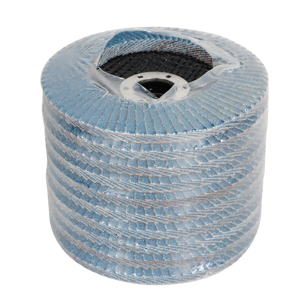 Set of 200 Flap Discs 4.5" 40 Grit for Sanding and Grinding