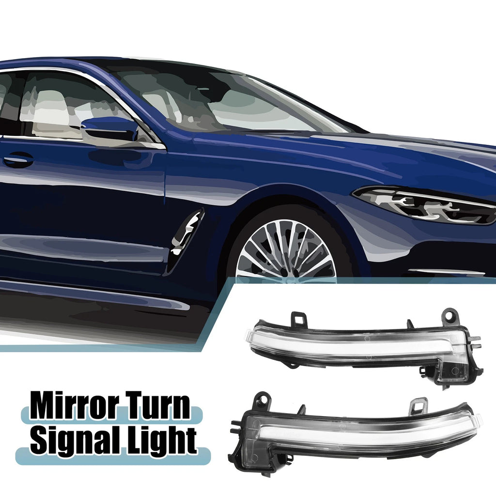 Set of 2 Mirror Turn Signal Lights for BMW (2011–2017) 63137280771