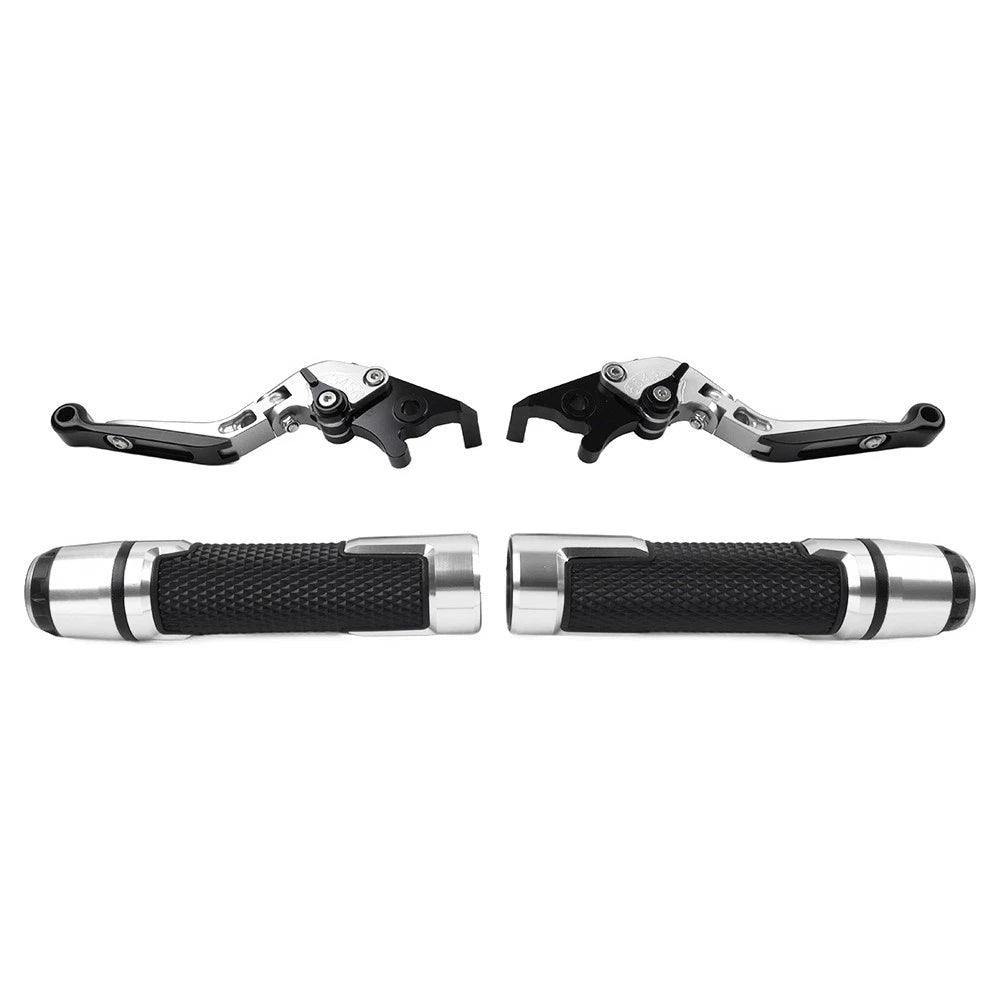 Folding Extendable Brake Clutch Levers for BMW C650GT C600 (2012–2016) Silver