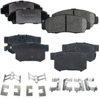 Set of 4 Ceramic Brake Pads for Acura TL (1999–2008)