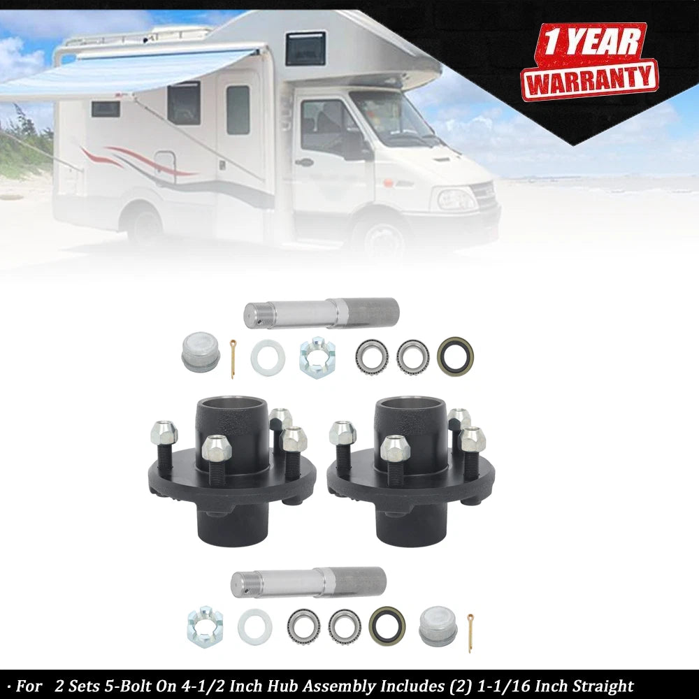 Set of 2 Hub Assembly for Make Model