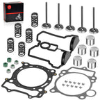 Intake Exhaust Valve Set with Seals Collets Springs Gasket for Yamaha YFZ450 (2004–2009)