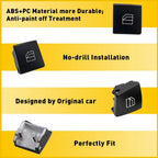 Set of 4 Window Switch Button Cap Covers for Mercedes-Benz C-Class W212