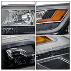 LED Headlight with Chrome Housing for Ford Explorer (2016–2019) Left Side