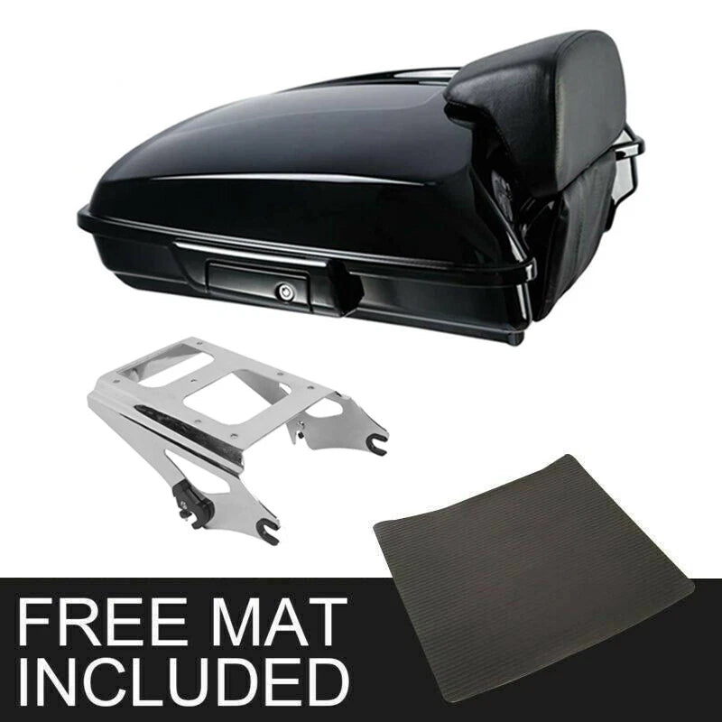 Trunk Backrest Mount Rack for Harley Touring Road Glide (2009–2013)