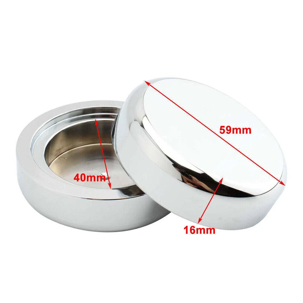Chrome Upper Fork Stem Nut Cap Cover for Harley Street Bob Breakout Dyna Softail (2014–2023)