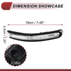 Mirror Turn Signal Light for KIA Rio Pride (2012–2016) No. 876241W000 Right Black Clear