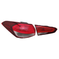 Set of 2 TYC Driver Left Inner Outer Tail Light Assembly for Kia Forte (2010–2013)
