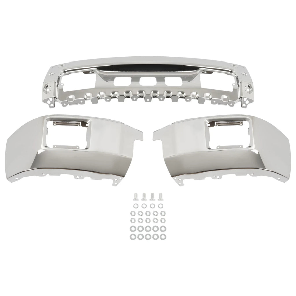Chrome Steel Front Bumper Face Bar for GMC Sierra 1500 (2014–2015)