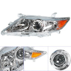 Headlight Replacement LH+RH for Toyota Camry Hybrid (2010–2011) Chrome Halogen