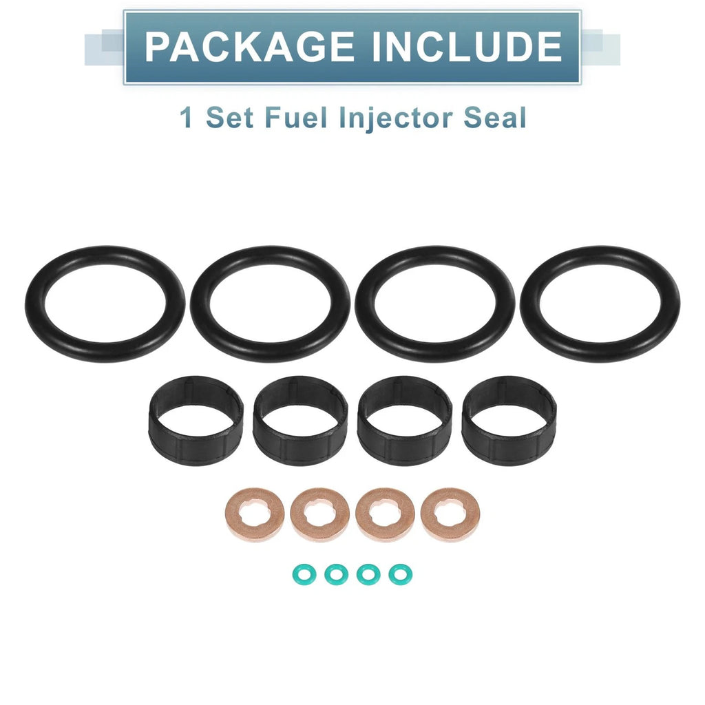Set of 1 Fuel Injector Seal 1204698 1348623 1348625 for Ford Fiesta (2001–2017)
