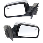 Power Mirror Pair for Lincoln MKX (2007) Heated with Memory Puddle Light Chrome
