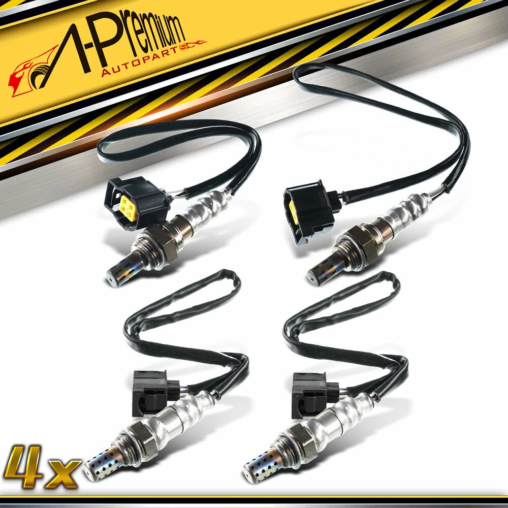 Set of 4 O2 Oxygen Sensors for Jeep Wrangler (2010)