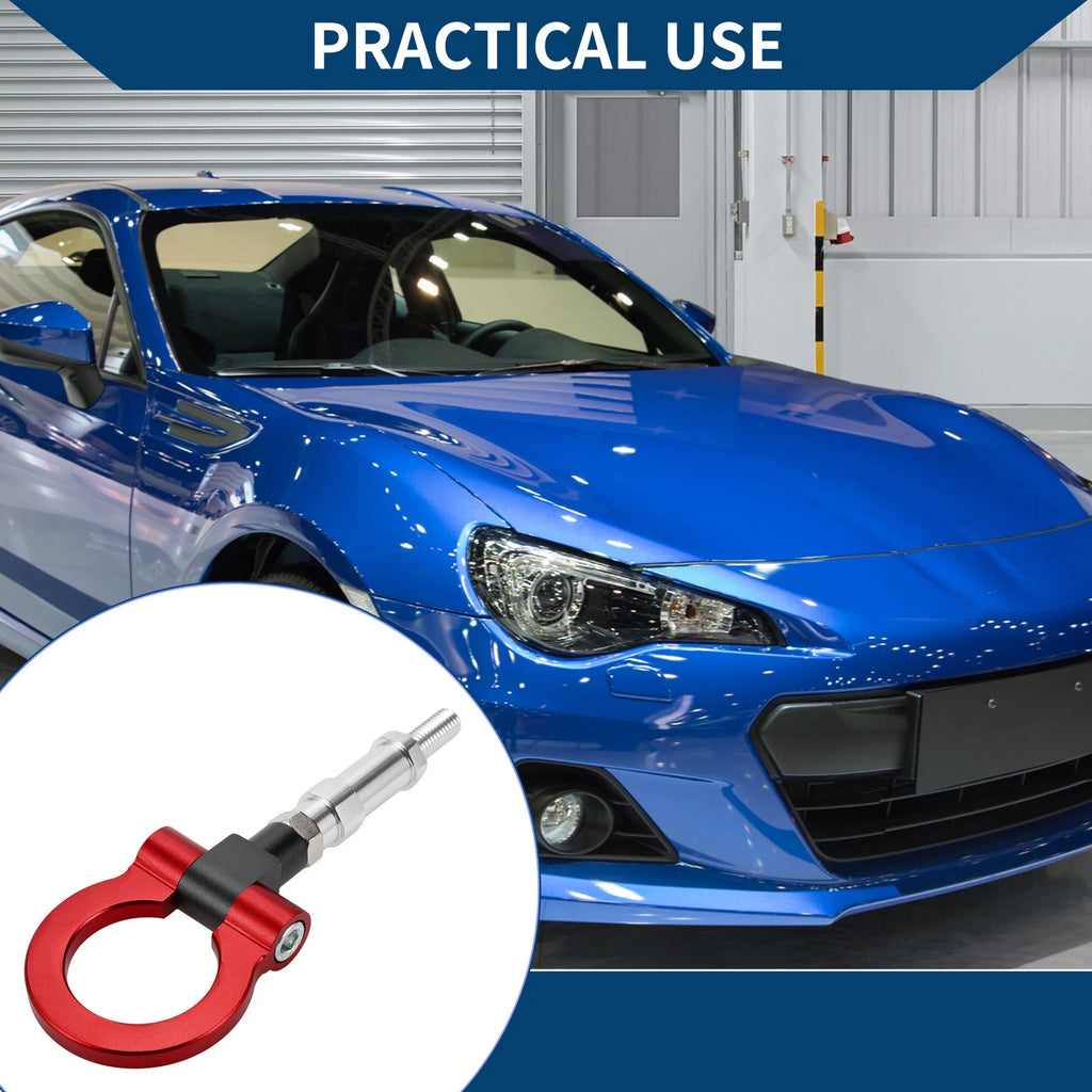 Tow Hook Ring for Honda S2000 (2000–2009) - Metal, Red