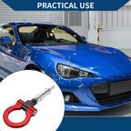 Tow Hook Ring for Honda S2000 (2000–2009) - Metal, Red