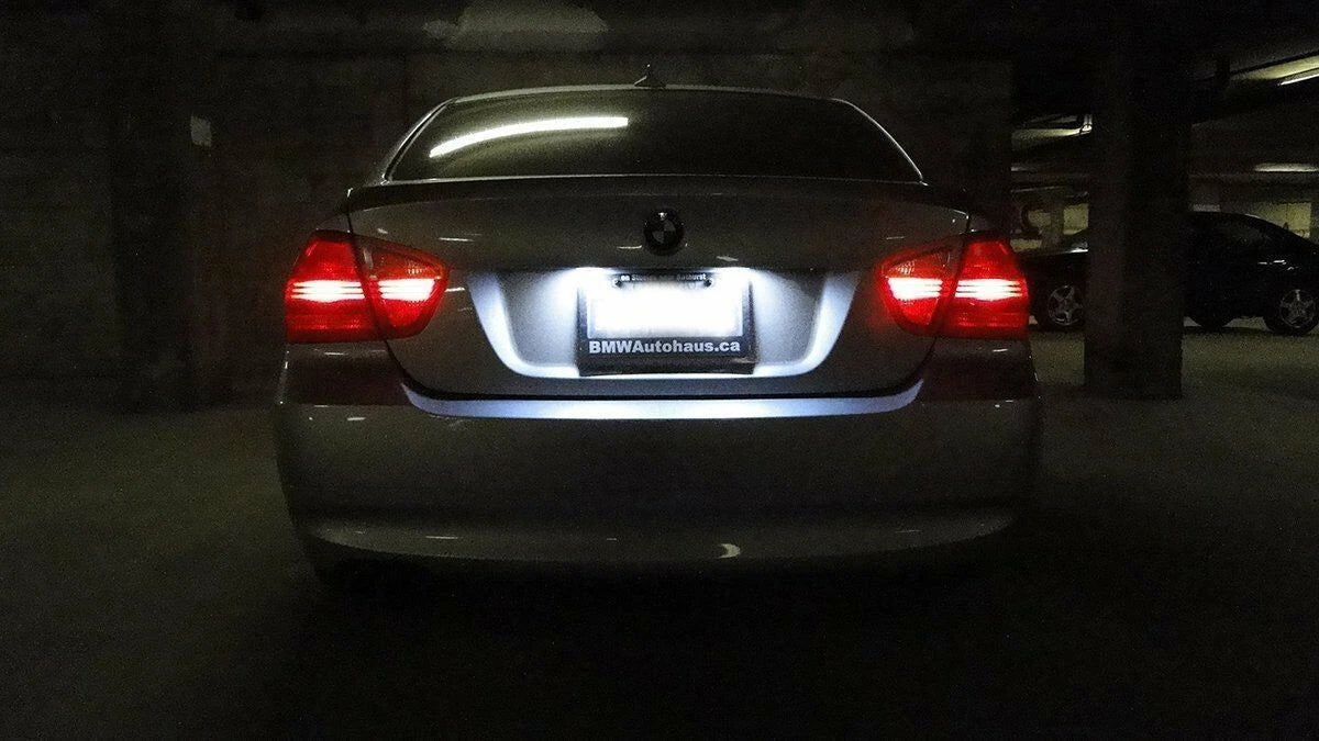 2PCS LED License Plate Light Bulb For BMW E39 E60 E61 E70 E90 (2004-2013)
