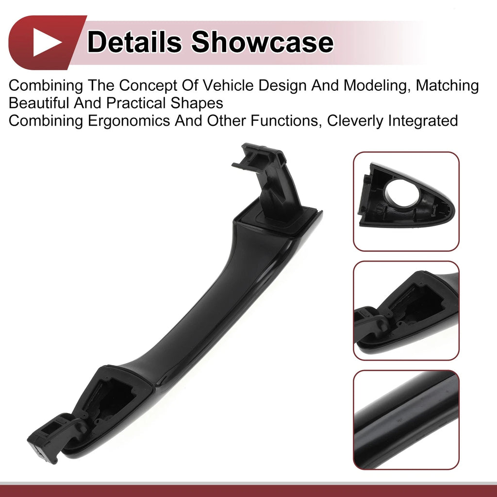 Exterior Door Handle Grip for Hyundai Tucson (2016–2023) No. 826512S000 Black