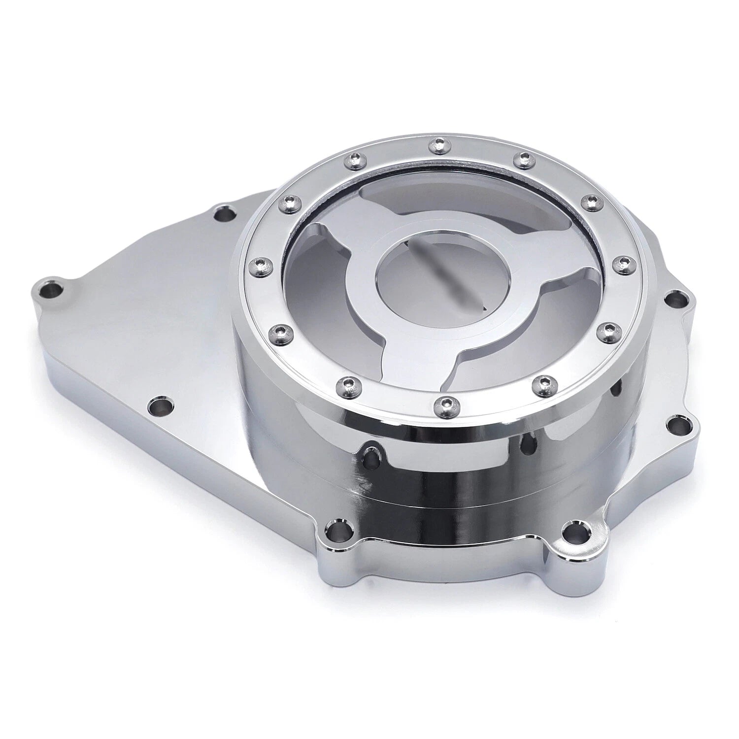 Chrome CNC Engine Stator Cover for Suzuki GSX600F GSX750F (1998–2006)