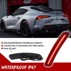 2X Smoked Red LED Side Marker Lights for Toyota GR Supra (2020–2024)