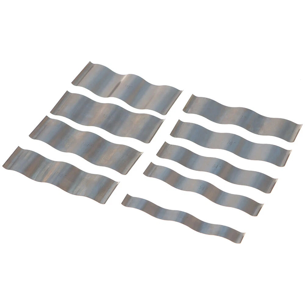 Set of 2 Wavy Parallel Hardened Stainless Steel for Automotive Applications