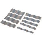 Set of 2 Wavy Parallel Hardened Stainless Steel for Automotive Applications