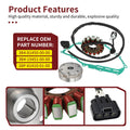 Flywheel Rotor Magneto + Stator + Gasket for Yamaha Grizzly 700 (2007–2008)