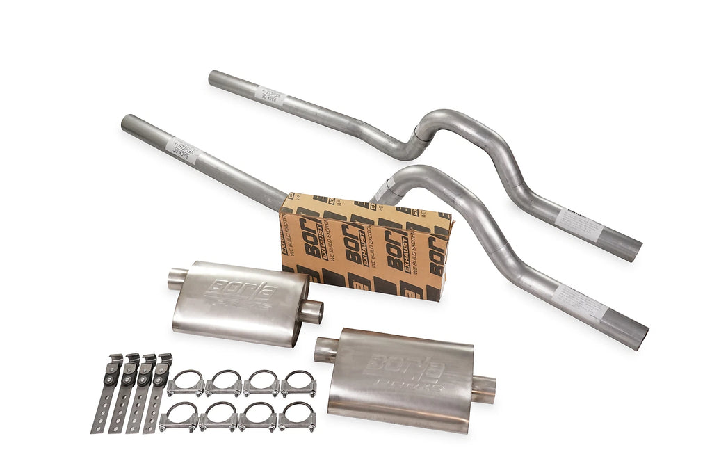 Dual Exhaust Kit 2.5" for GM C/K 10 (1973–1980) - Borla Pro XS Rear Exit